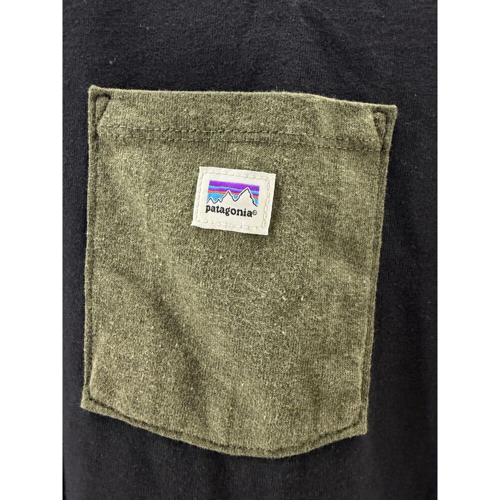 Patagonia Men's Shop Sticker Short Sleeve T-Shirt - Picture 4 of 5